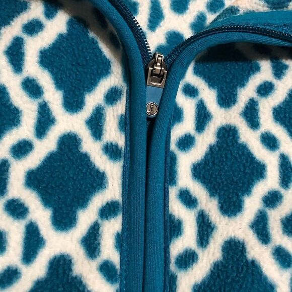 Bundle of 2 Land’s End 1/4 zip fleece pullovers size S 6/8 - Picture 6 of 10